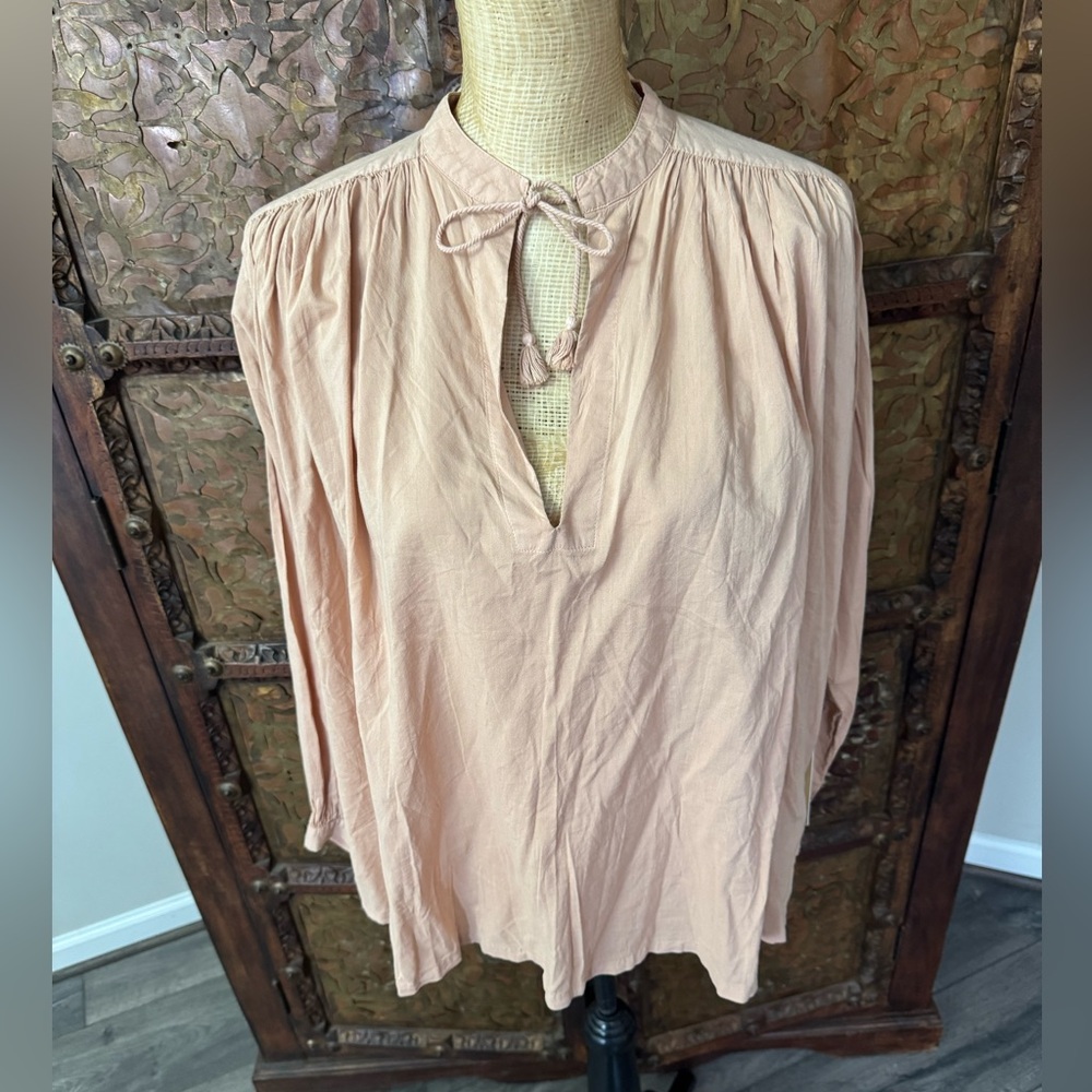Trovata Birds of Paradise Women's Blush‎ Pink Blouse M